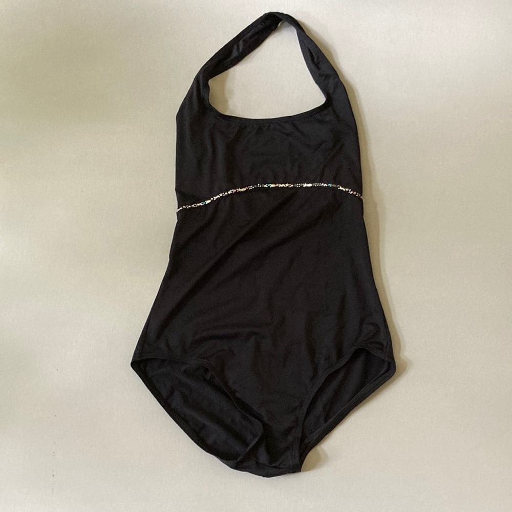 Natalie Dancewear Halter Leotard - sz: MA